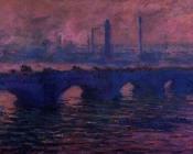 克劳德莫奈 - Waterloo Bridge, Overcast Weather